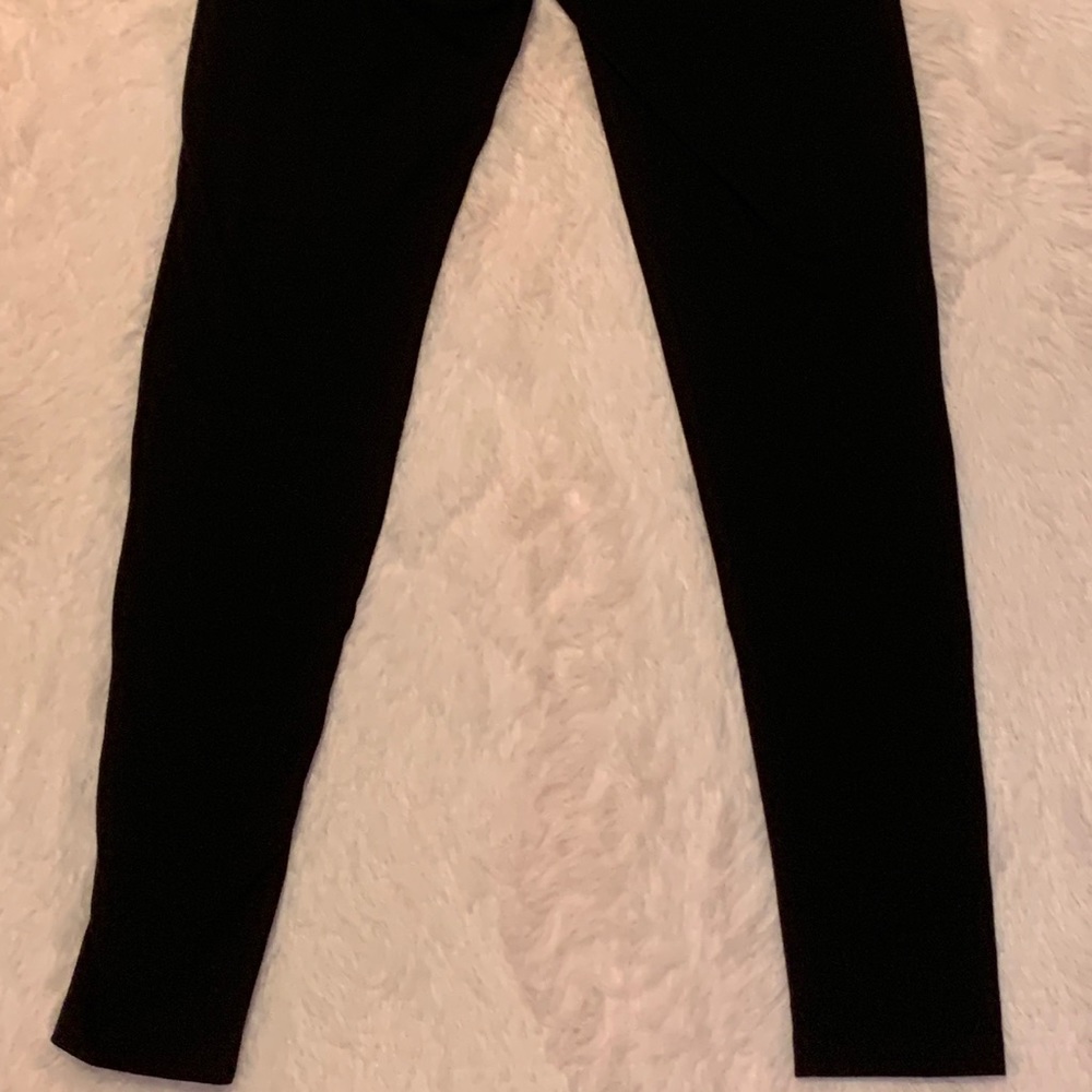 Victoria’s Secret Pink Bling Sequin Black Aqua Turquoise Yoga Leggings Tights - Picture 12 of 15